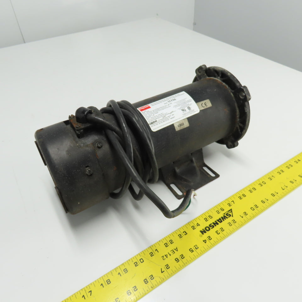 Dayton 1F796 3/4HP Permanent Magnet Electric DC Motor 90VDC 1725RPM Tested