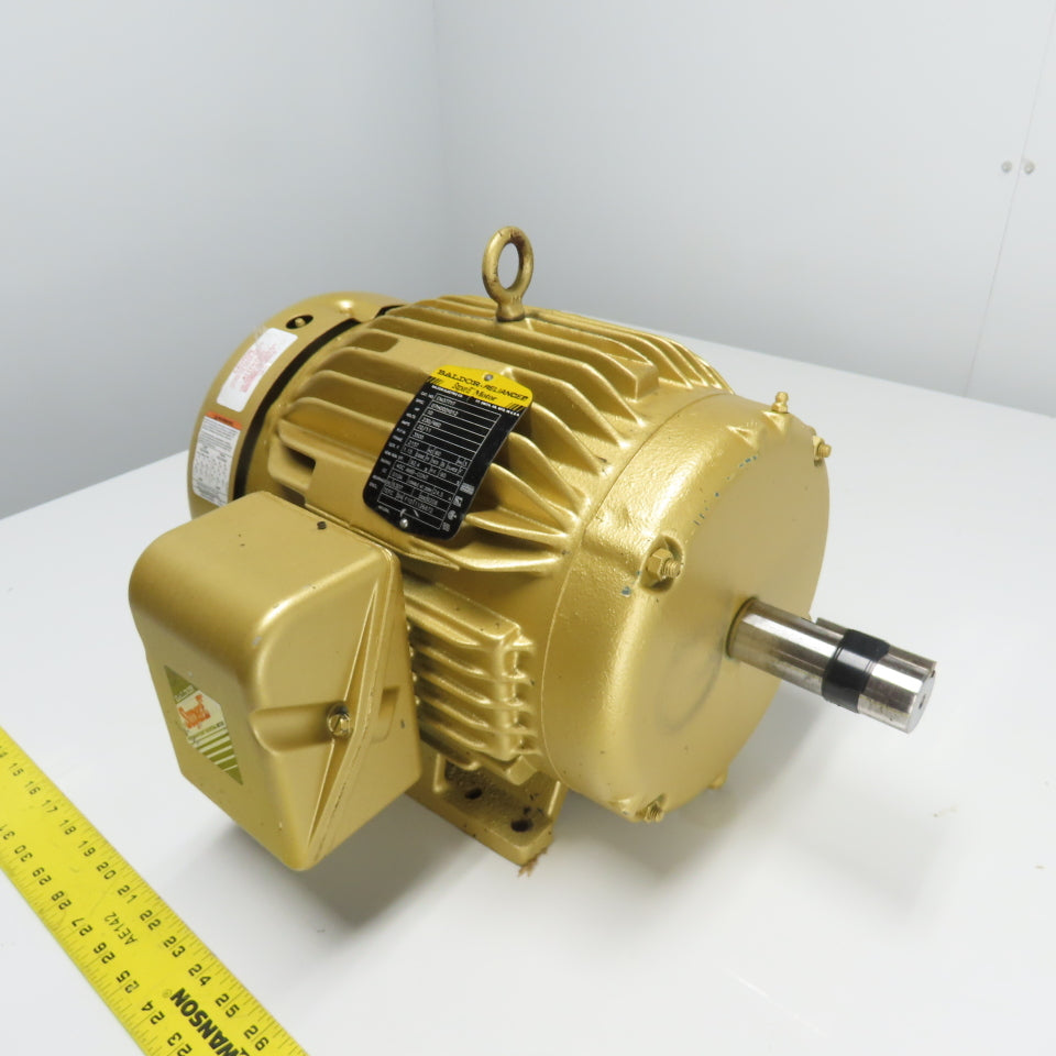 Baldor EM3771T 10HP AC Electric Motor 230/460V 3Ph 3500RPM 215T Frame Tested
