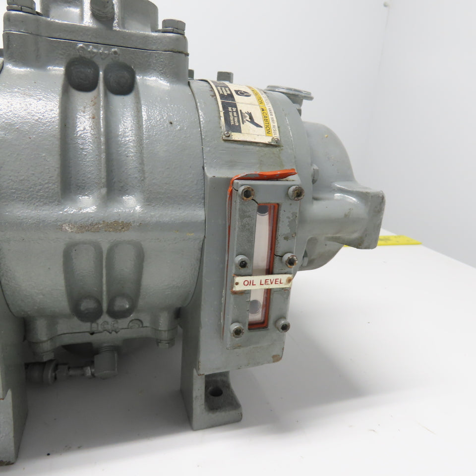 Tuthill MD Pneumatics 3204-46L3V Positive Displacement Rotary Blower 2" NPT