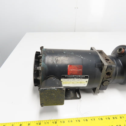 Fenner Fluid Power 678R6084M-UW Hydraulic Pump 2HP AC Motor 230/460V 3Ph Tested