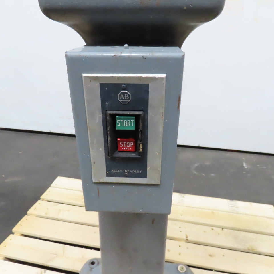 Rockwell 23-200 Vintage 7" Pedestal Grinder 1/2Hp 208-220/440V 3Ph 3450RPM