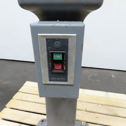 Rockwell 23-200 Vintage 7" Pedestal Grinder 1/2Hp 208-220/440V 3Ph 3450RPM