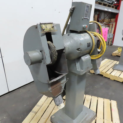 12" Pedestal Buffer Polishing Grinder 480V 3Ph 2 Sided
