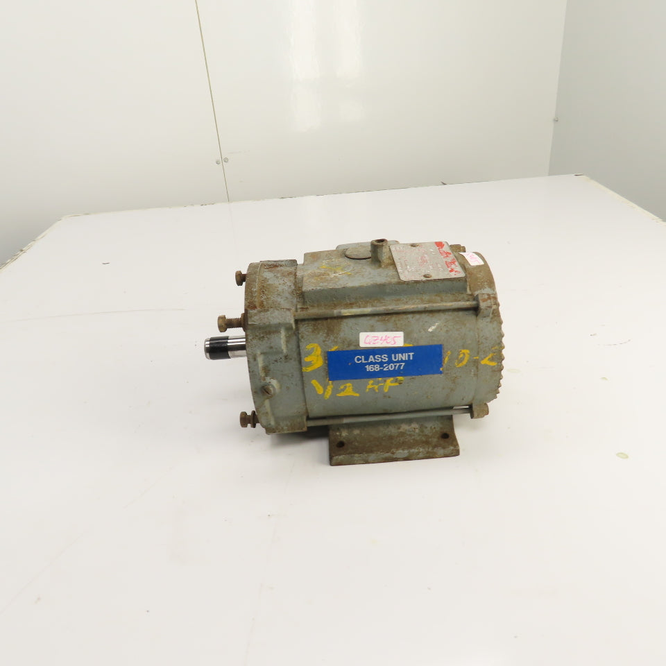 General Electric 5K143KK387A 1/2HP Electric Motor 230/460V 1150 RPM 65 Frame