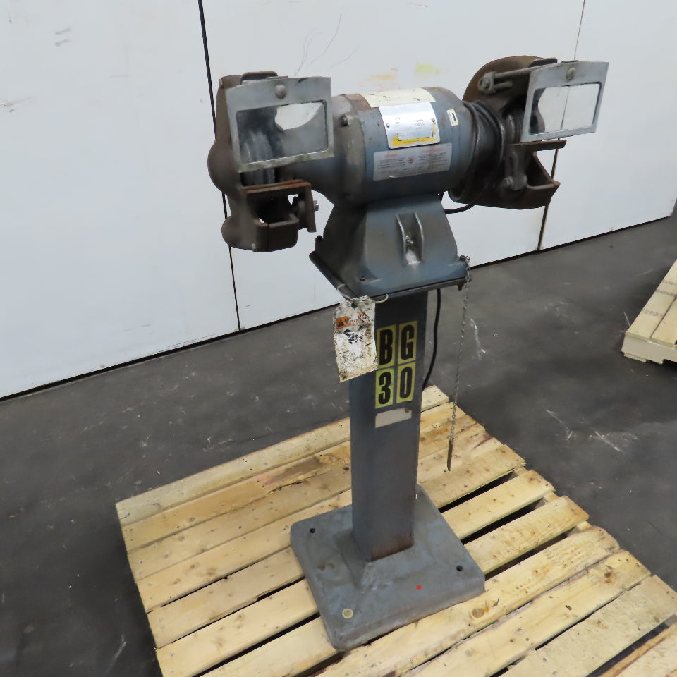 Baldor 8107W 8" Pedestal Grinder 115/230V 1Ph 3/4Hp 3600RPM