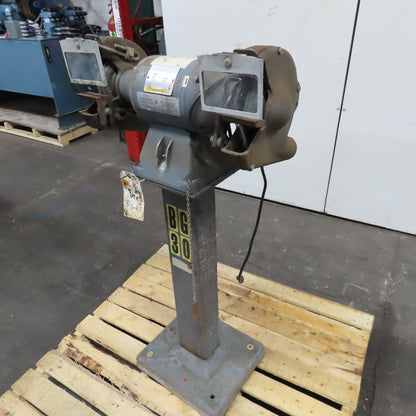 Baldor 8107W 8" Pedestal Grinder 115/230V 1Ph 3/4Hp 3600RPM