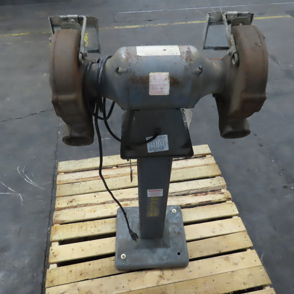 Baldor 8107W 8" Pedestal Grinder 115/230V 1Ph 3/4Hp 3600RPM