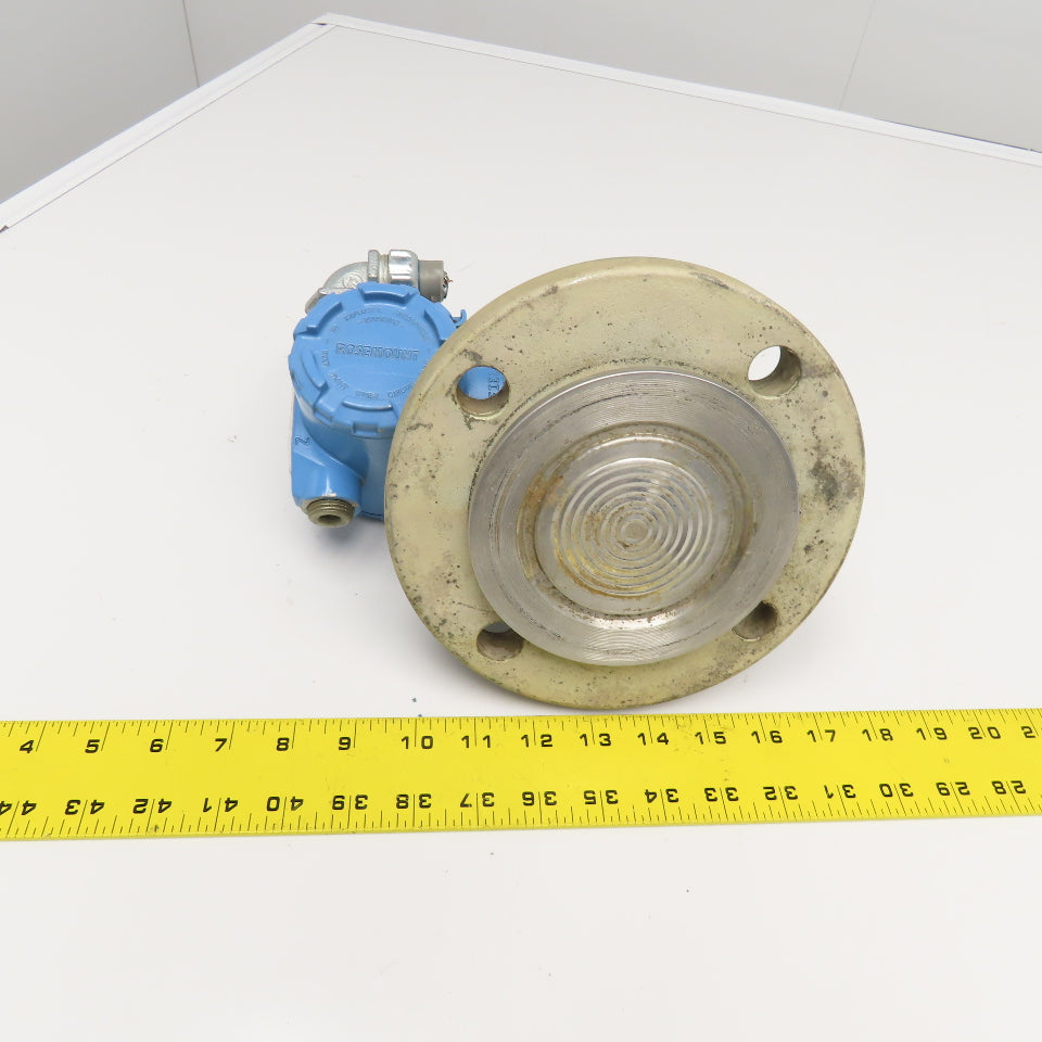 Rosemount 3051L3AA0AD21AA 3" Flange Mount Pressure Transmitter 285PSI 10.5-55VDC