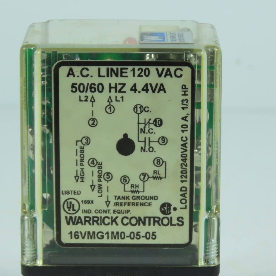 Warrick Controls 16VMG1M0-05-05 Control Relay 120VAC