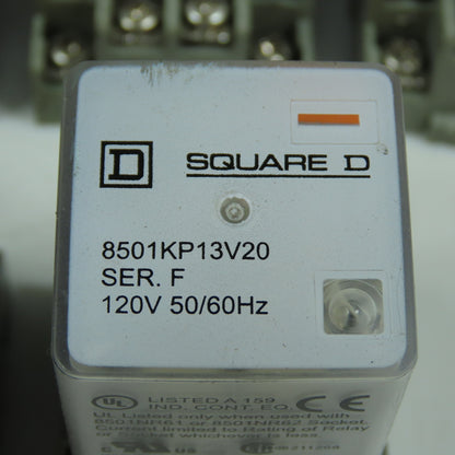 Square D 8501KP13V20 Plug-In General Purpose Relay 120V Lot Of 9