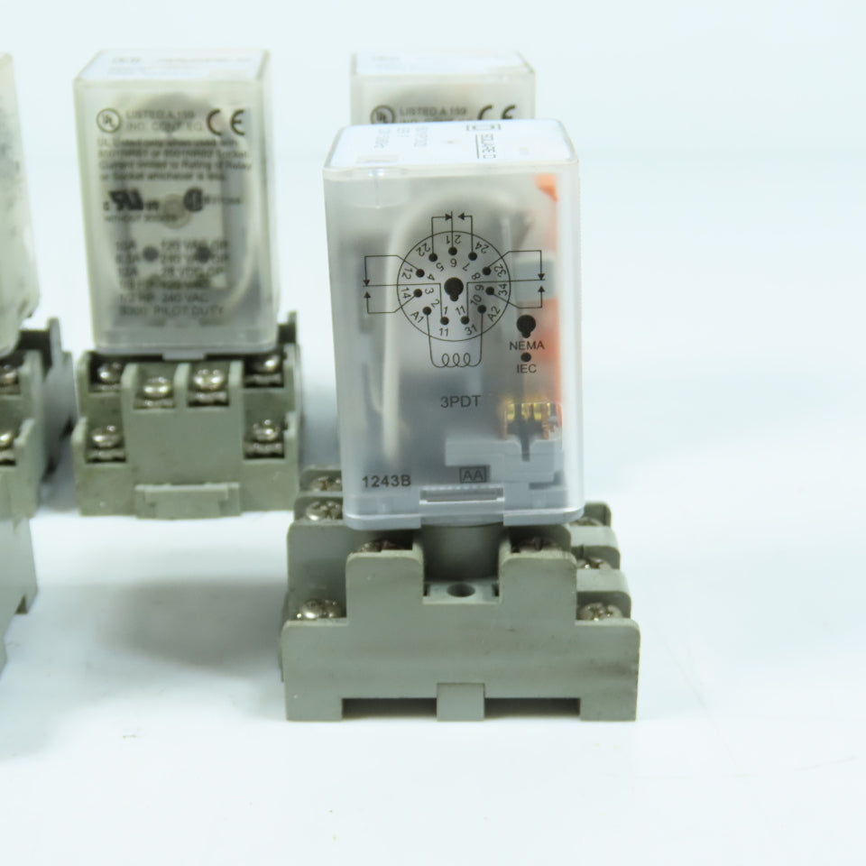 Square D 8501KP13V20 Plug-In General Purpose Relay 120V Lot Of 9