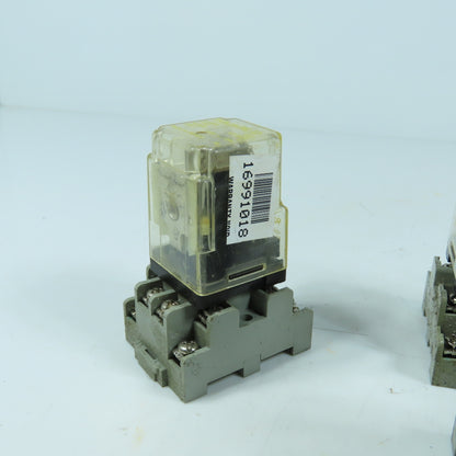 Square D KP13V20 Plug-In General Purpose Relay 120V 3PDT W/ Base Lot Of 7