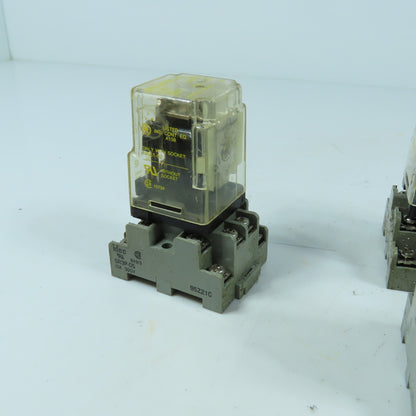 Square D KP13V20 Plug-In General Purpose Relay 120V 3PDT W/ Base Lot Of 7