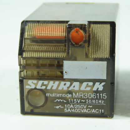 Schrack MR306115 Relay 115V Lot of 4