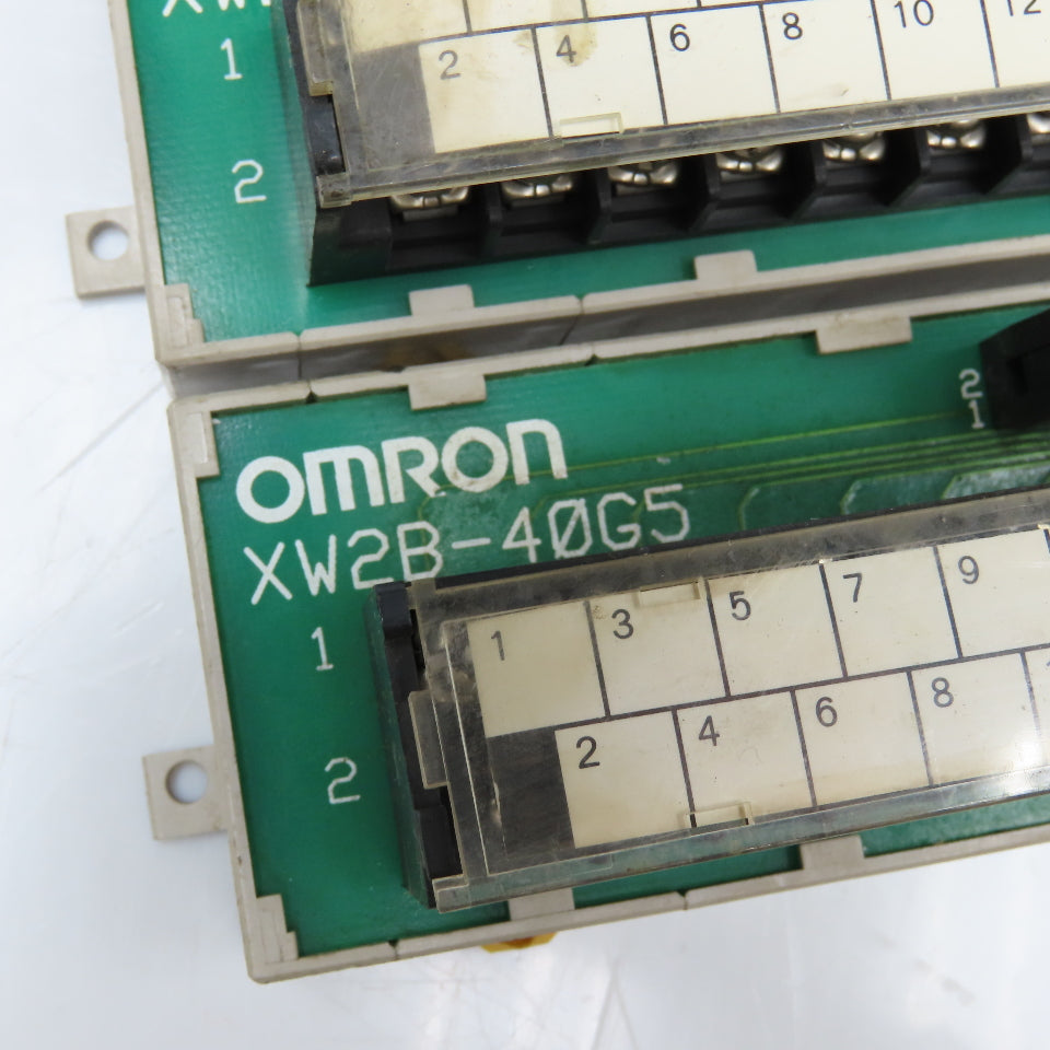 Omron XW2B-40G5 Ribbon Cable Interface Circuit Board 40 position Lot Of 3