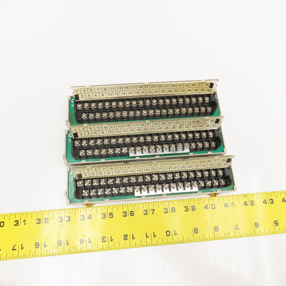 Omron XW2B-40G5 Ribbon Cable Interface Circuit Board 40 position Lot Of 3