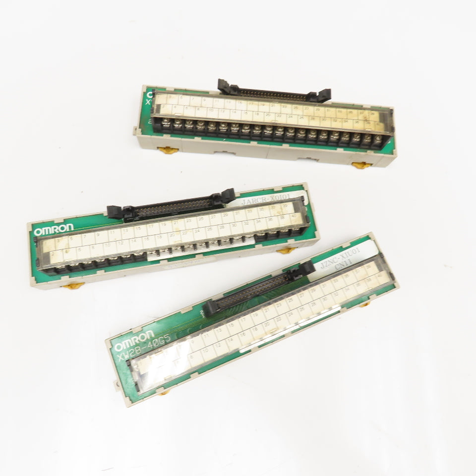 Omron XW2B-40G5 Ribbon Cable Interface Circuit Board 40 position Lot Of 3