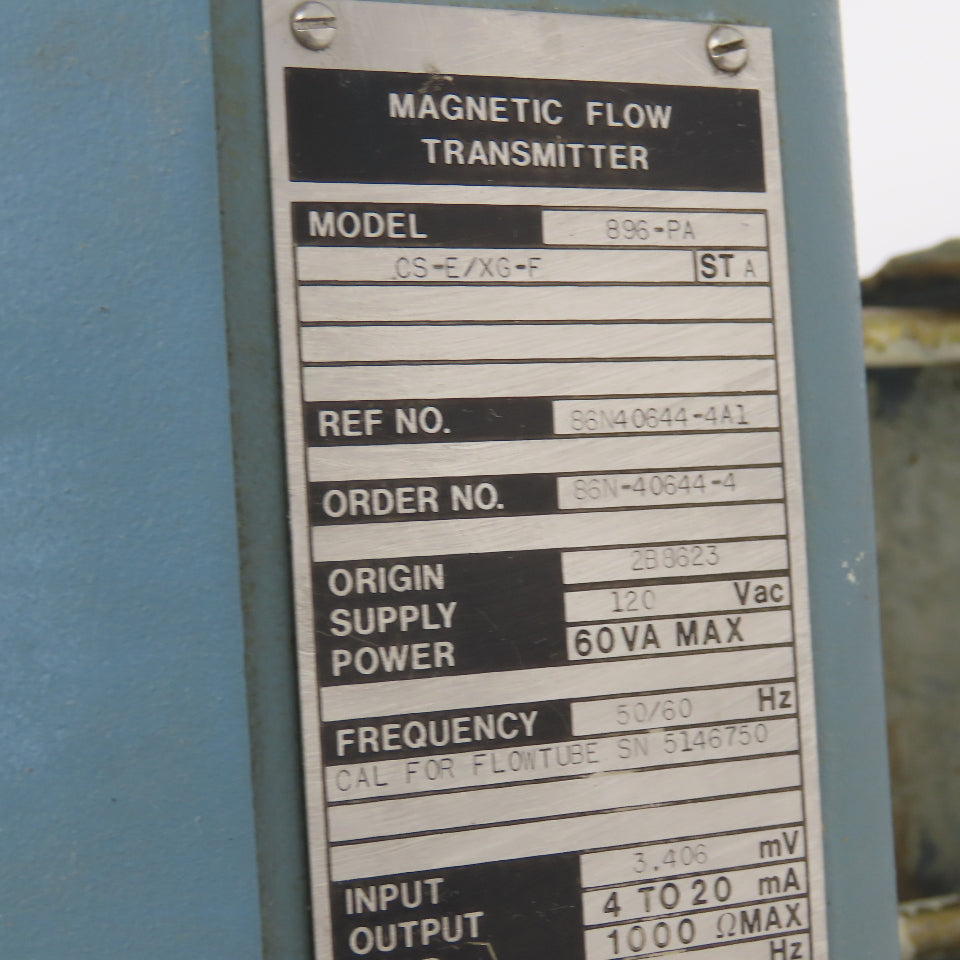 Foxboro CS-E/XG-F Magnetic Flow Transmitter 120VAC