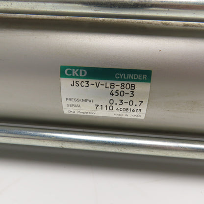 CKD JSC3-V-LB-80B-450-3 80mm Bore 450mm Stroke Pneumatic Brake Cylinder