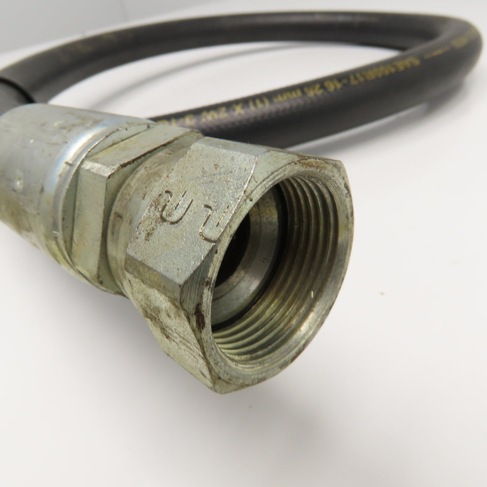 Parker 1" (-16) JIC Female Swivel Fitted Hydraulic Hose Assembly 3000PSI 67"