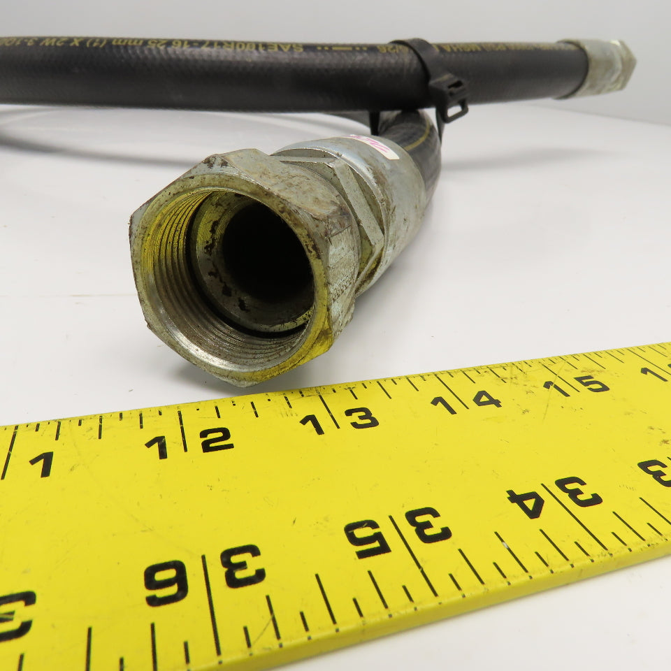 Parker 1" (-16) JIC Female Swivel Fitted Hydraulic Hose Assembly 3000PSI 67"