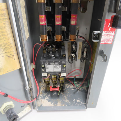 Square D SCG 14 Class 8538 Combination Starter Disconnect Switch 30A