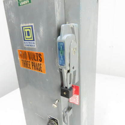 Square D SCG 14 Class 8538 Combination Starter Disconnect Switch 30A
