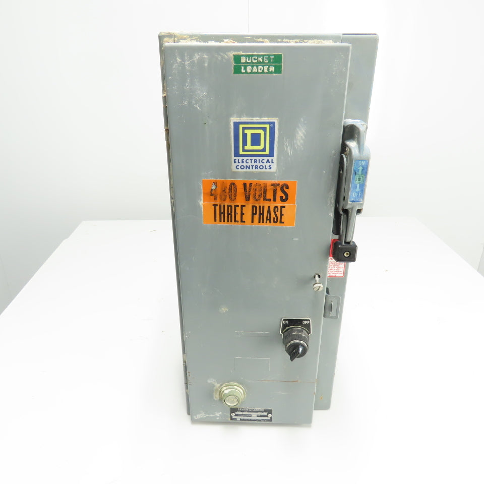 Square D SCG 14 Class 8538 Combination Starter Disconnect Switch 30A