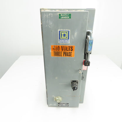 Square D SCG 14 Class 8538 Combination Starter Disconnect Switch 30A