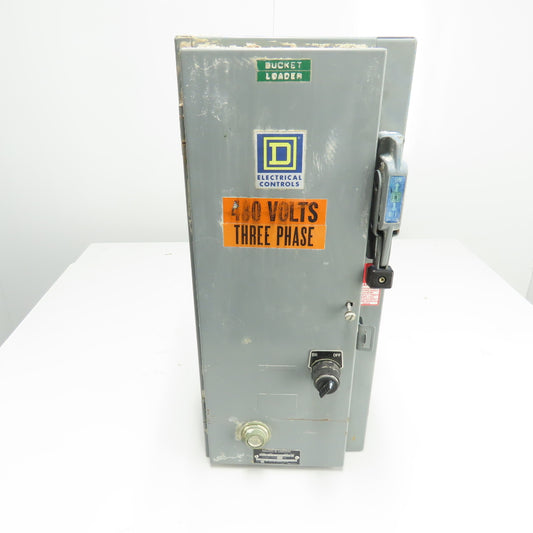 Square D SCG 14 Class 8538 Combination Starter Disconnect Switch 30A