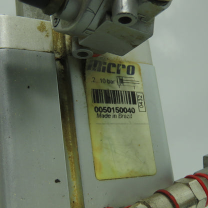Micro 0050150040 Double Act. Pneumatic Cylinder 10Bar 40mm Stroke