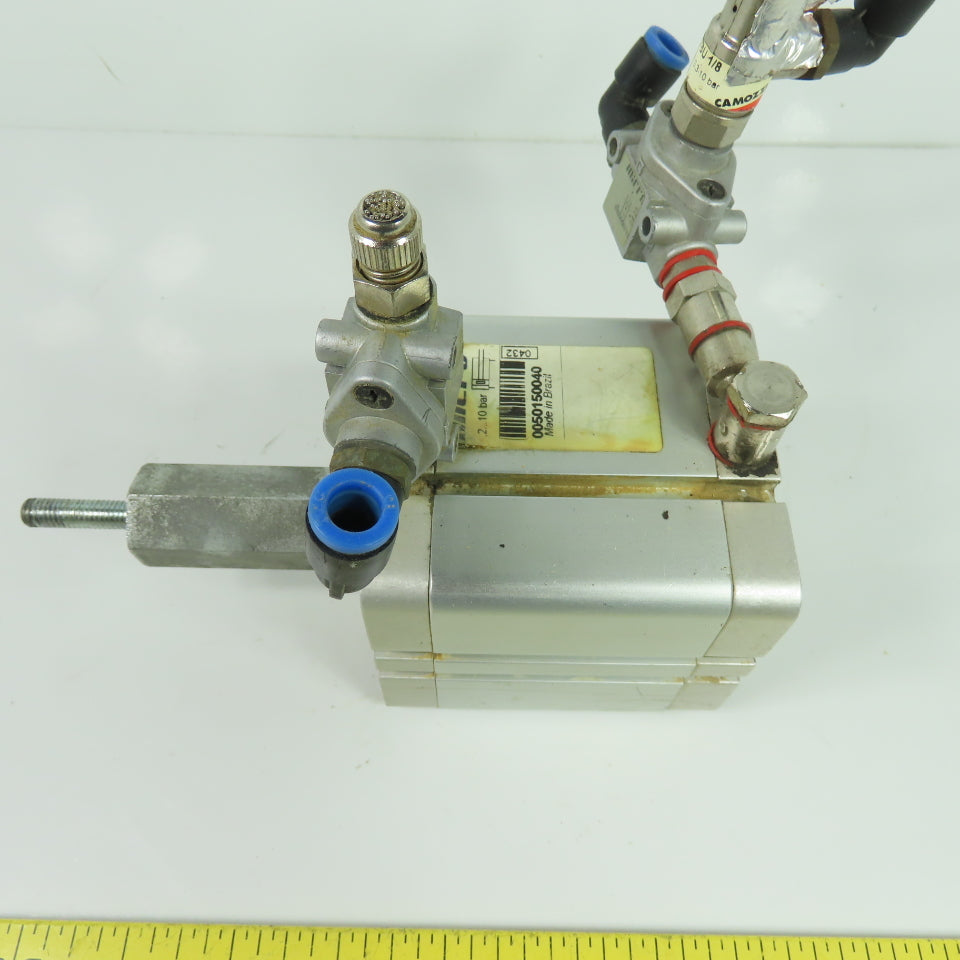 Micro 0050150040 Double Act. Pneumatic Cylinder 10Bar 40mm Stroke
