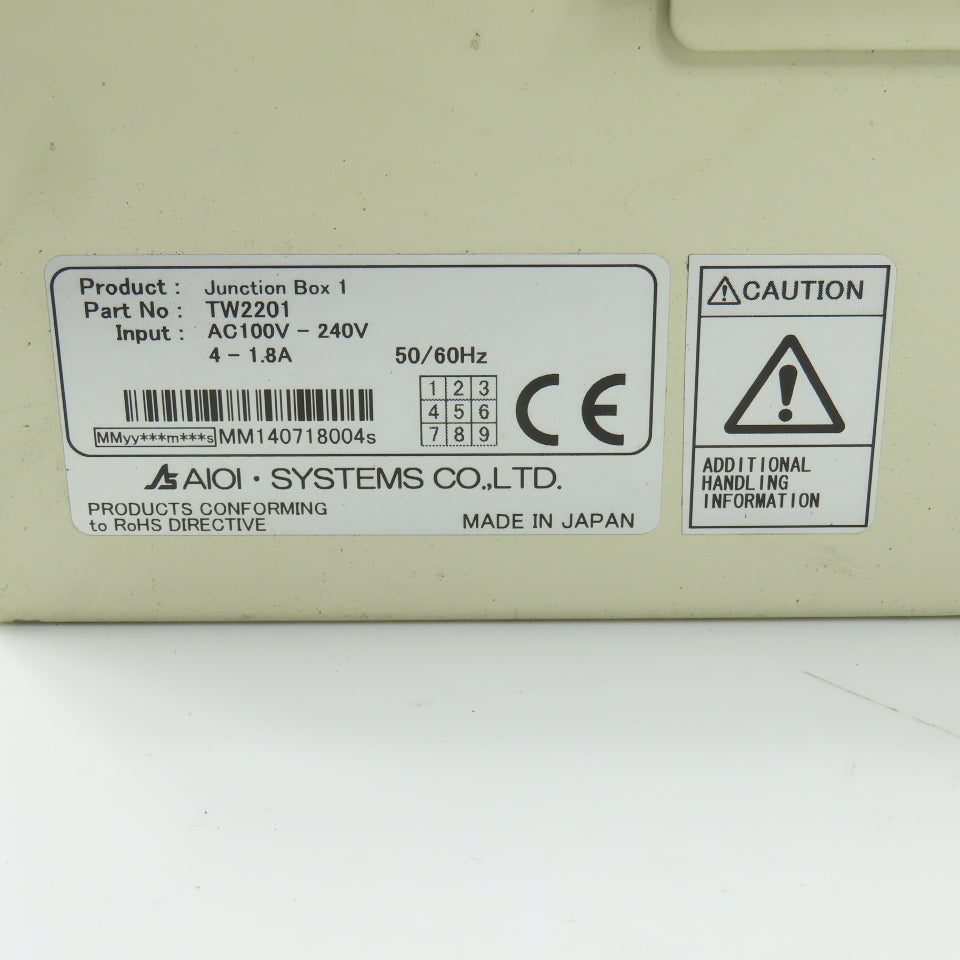 Aioi Systems TW2201 Controller Power Supply 100-240VAC Input