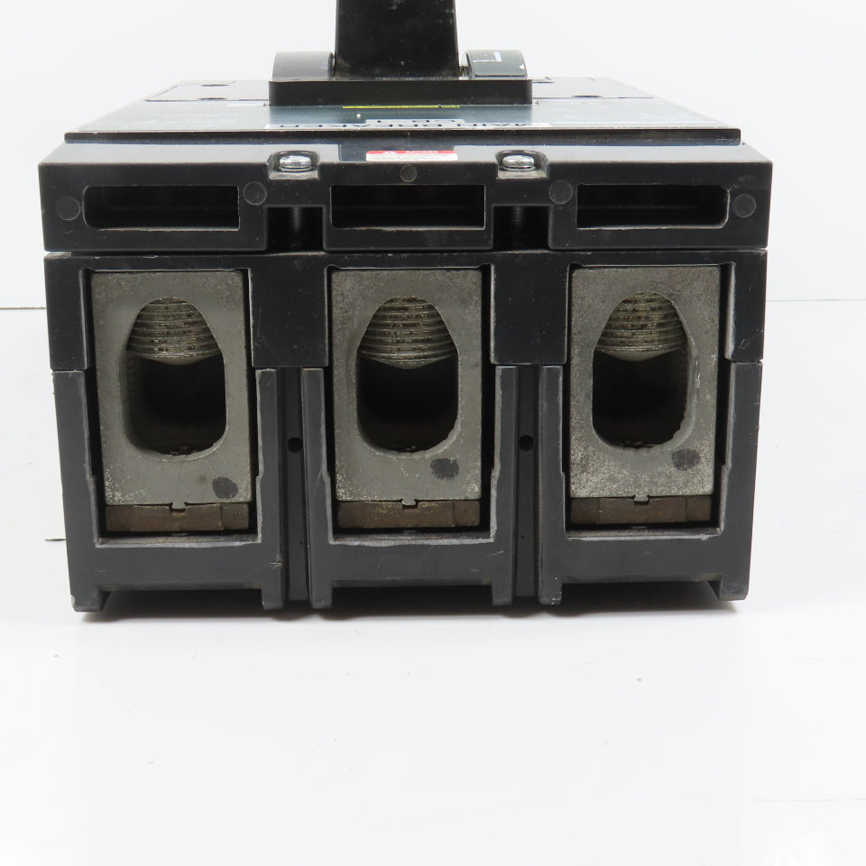 Square D LAL36400 3-Pole 400A Circuit Breaker 600VAC Max Type LAL (Clean)