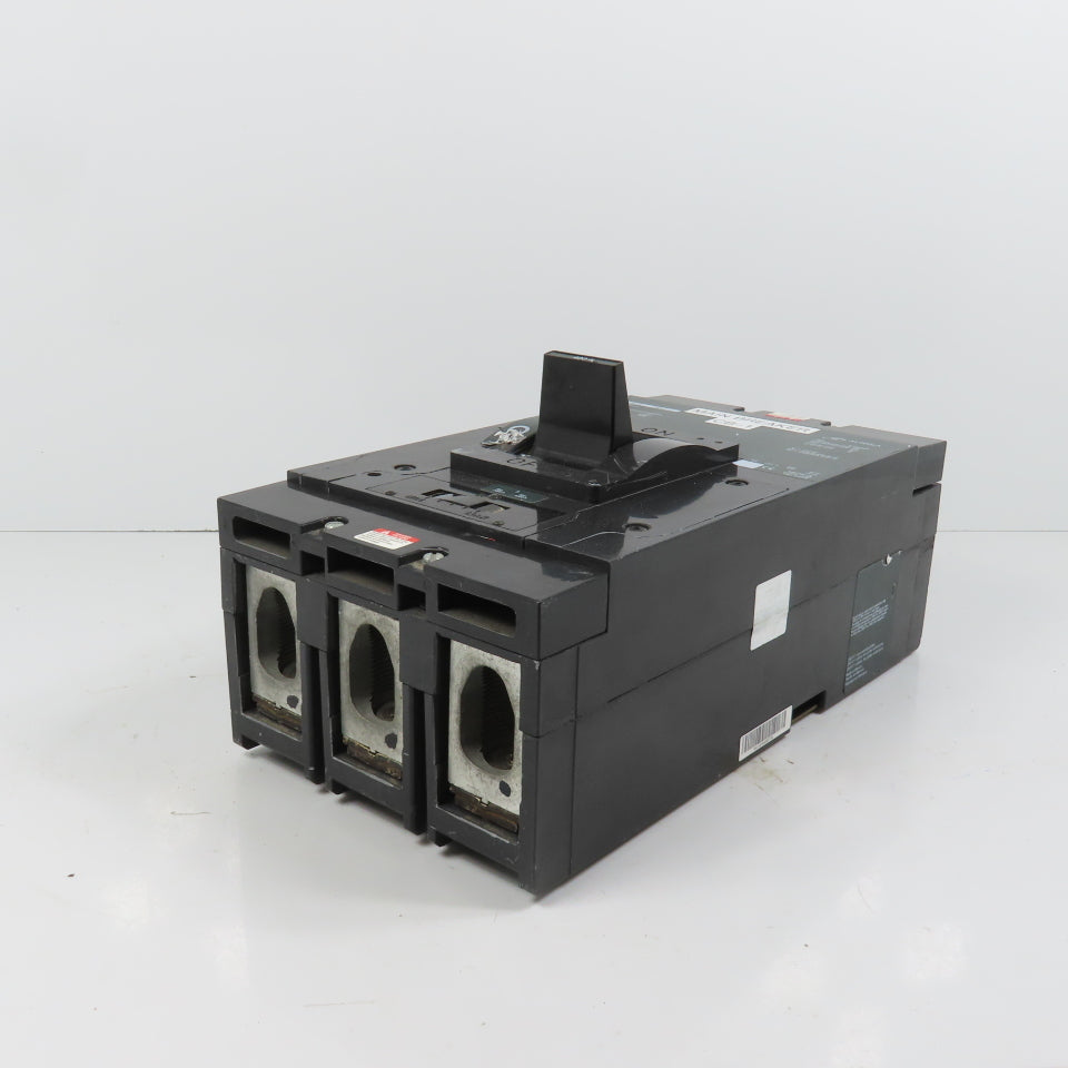 Square D LAL36400 3-Pole 400A Circuit Breaker 600VAC Max Type LAL (Clean)