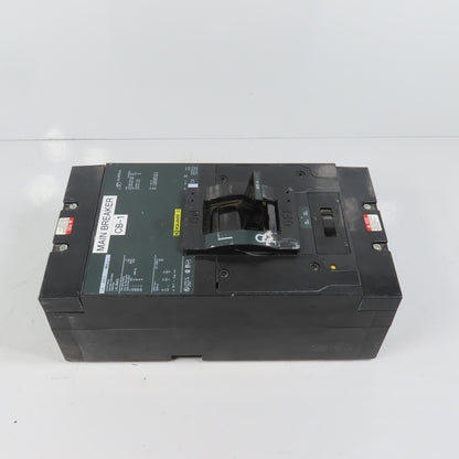 Square D LAL36400 3-Pole 400A Circuit Breaker 600VAC Max Type LAL (Clean)