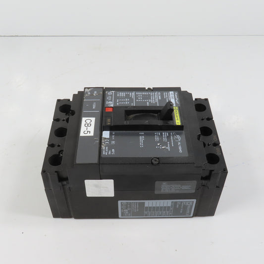 Square D HDL36060 PowerPact 3-Pole 60A Circuit Breaker 600VAC Max HD 060 (Clean)