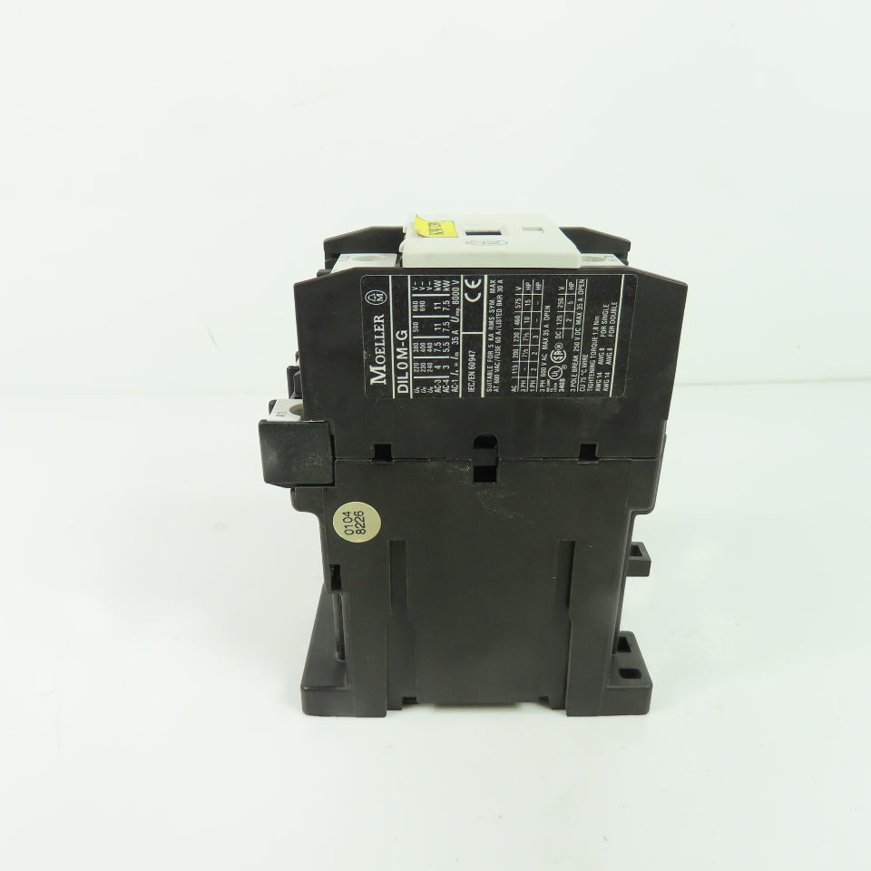 Moeller DIL0M-G 600VAC 35A Contactor 24V Coil