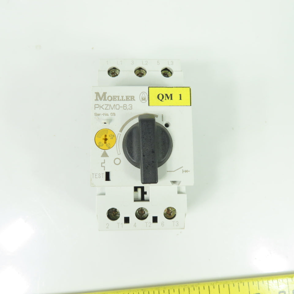 Moeller PKZM0-6.3 Circuit Breaker Motor Starter 600V