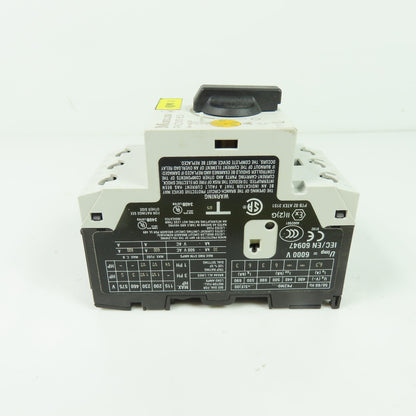 Moeller PKZM0-6.3 Circuit Breaker Motor Starter 600V