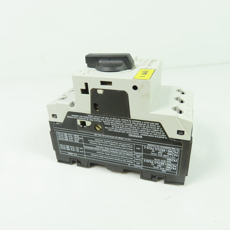 Moeller PKZM0-6.3 Circuit Breaker Motor Starter 600V