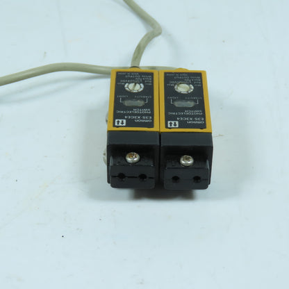 Omron E3S-X3CE4 Photoelectric Switches 12-24VDC Lot Of 2