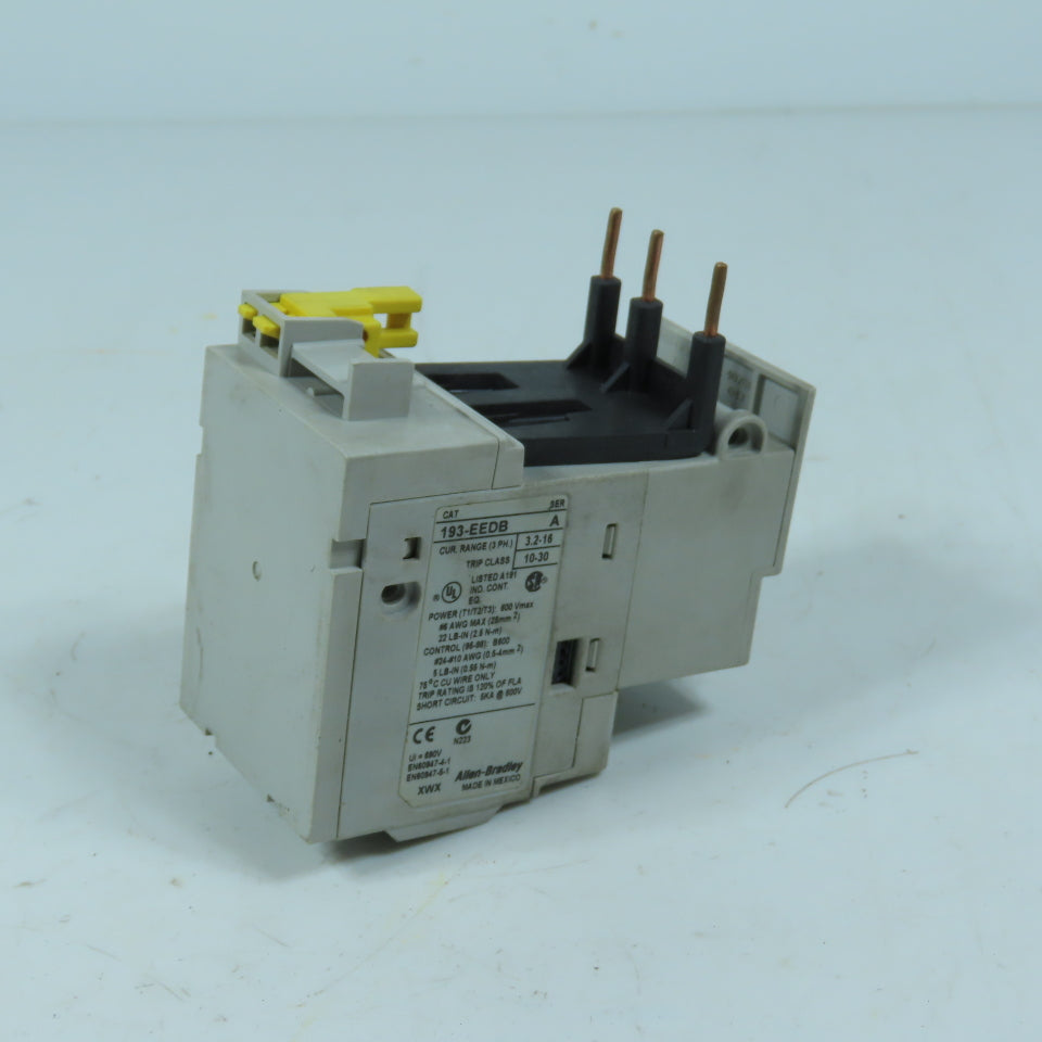 Allen-Bradley 193-EEDB SerA E1 Plus Electronic Overload Relay 3.2-16A 600V