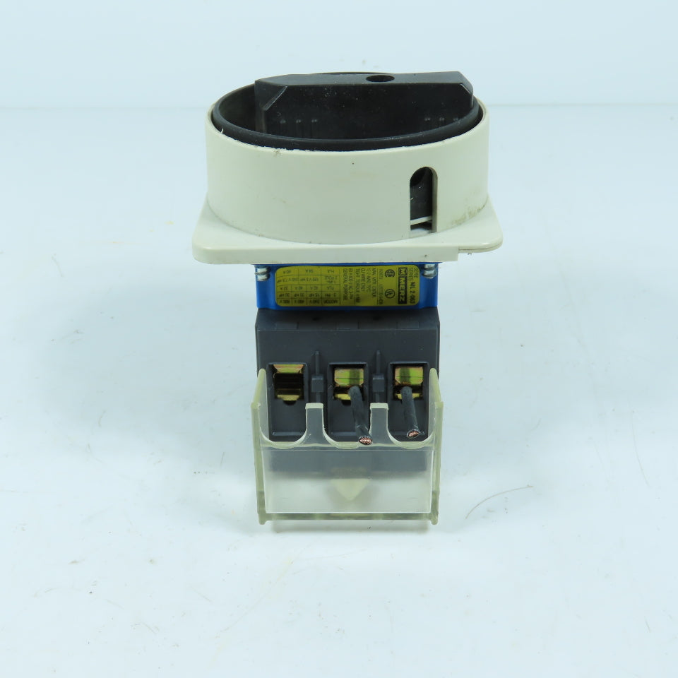 Merz ML 2-063 63A Manual Motor Controller Selector Switch 600V 3Ph