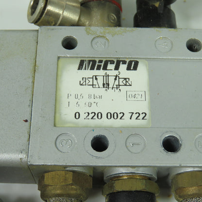 Micro 0 220 002 722 Pneumatic Solenoid Valve 8Bar 24V