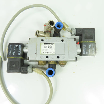 Micro 0 220 002 722 Pneumatic Solenoid Valve 8Bar 24V