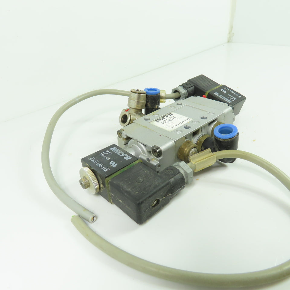 Micro 0 220 002 722 Pneumatic Solenoid Valve 8Bar 24V