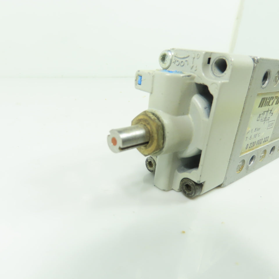 Micro 0 220 002 322 Pneumatic Solenoid Valve 8Bar 24V