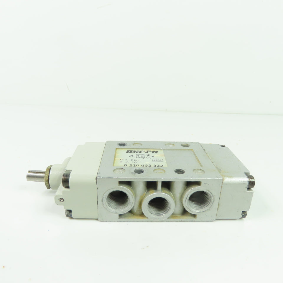 Micro 0 220 002 322 Pneumatic Solenoid Valve 8Bar 24V