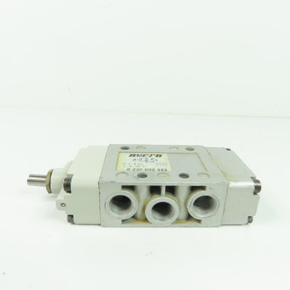 Micro 0 220 002 322 Pneumatic Solenoid Valve 8Bar 24V